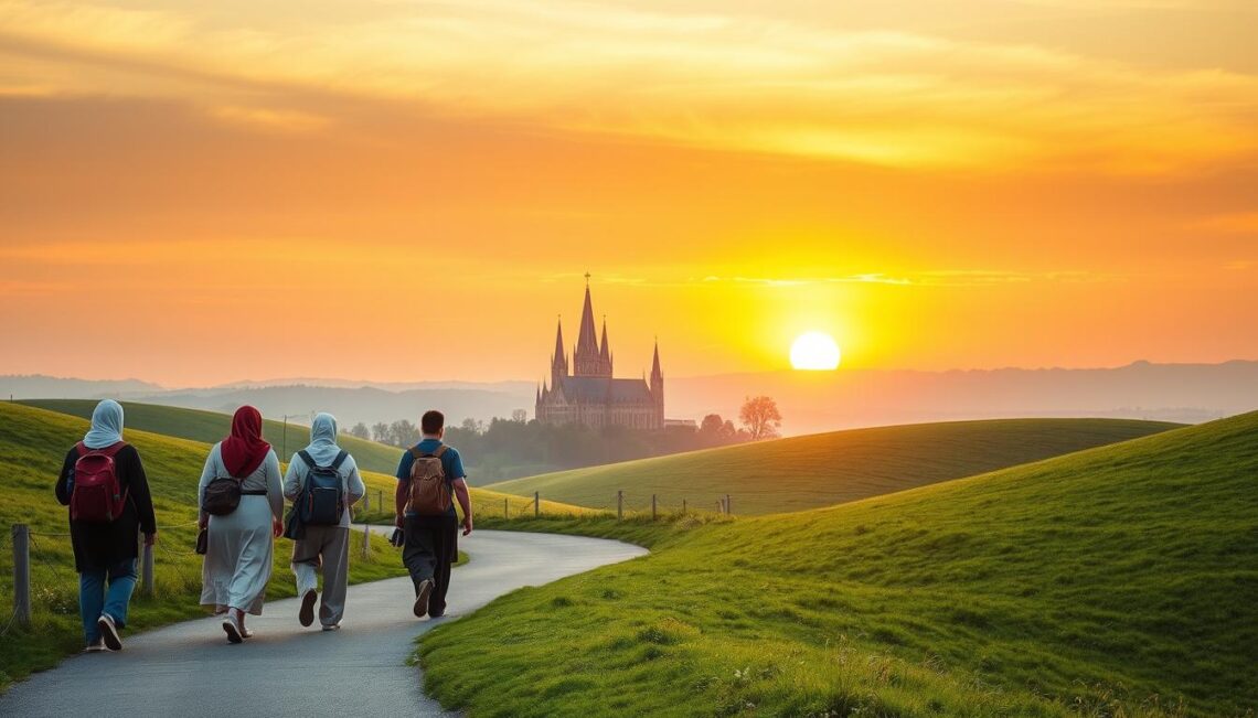 hvad er valfart, og hvor rejser pilgrimmen hen?